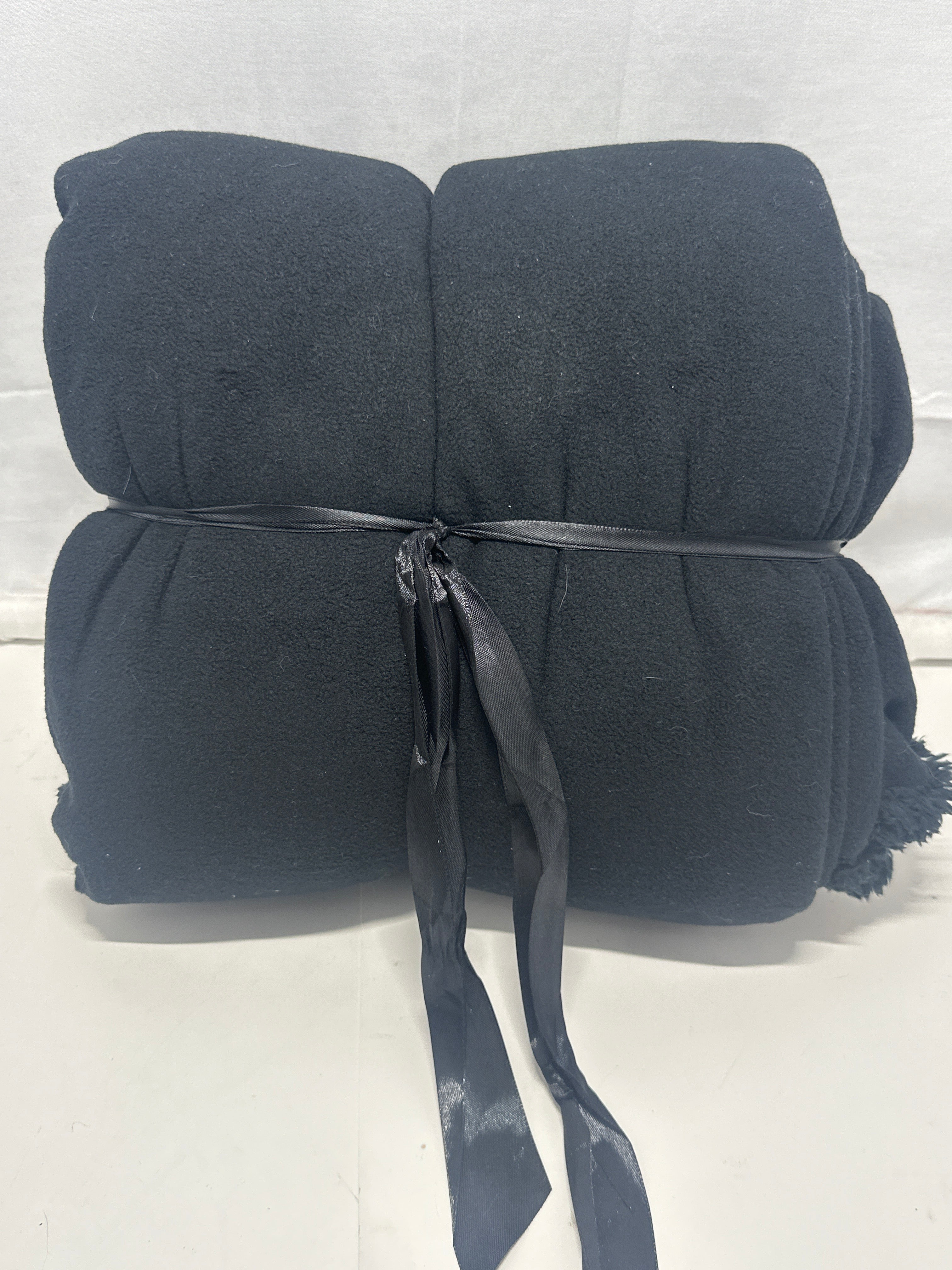 Catalonia Waterproof Blanket Black Fleece Throw Couch Travel Picnic Blanket