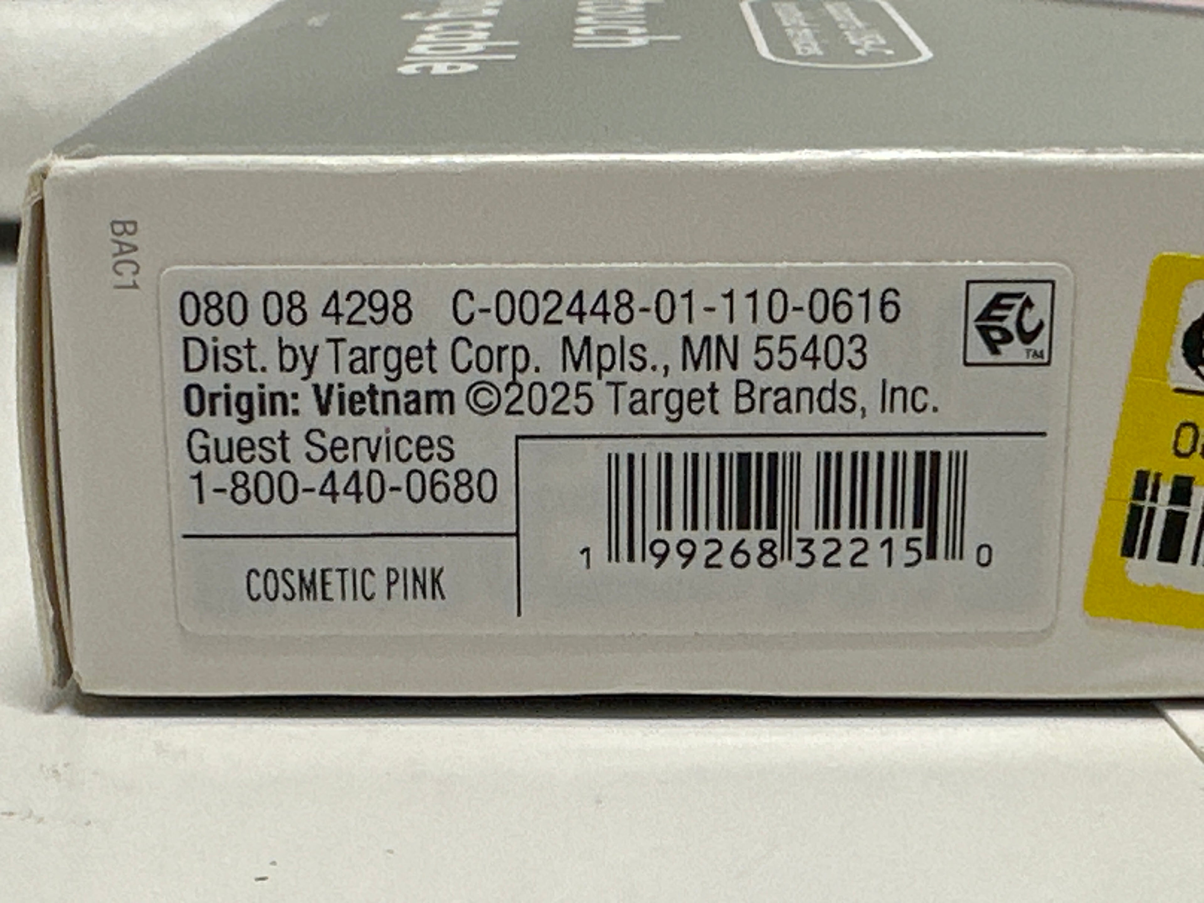 Heyday 6ft USB-A to USB-C Soft-Touch Charging Cable Cosmetic Pink