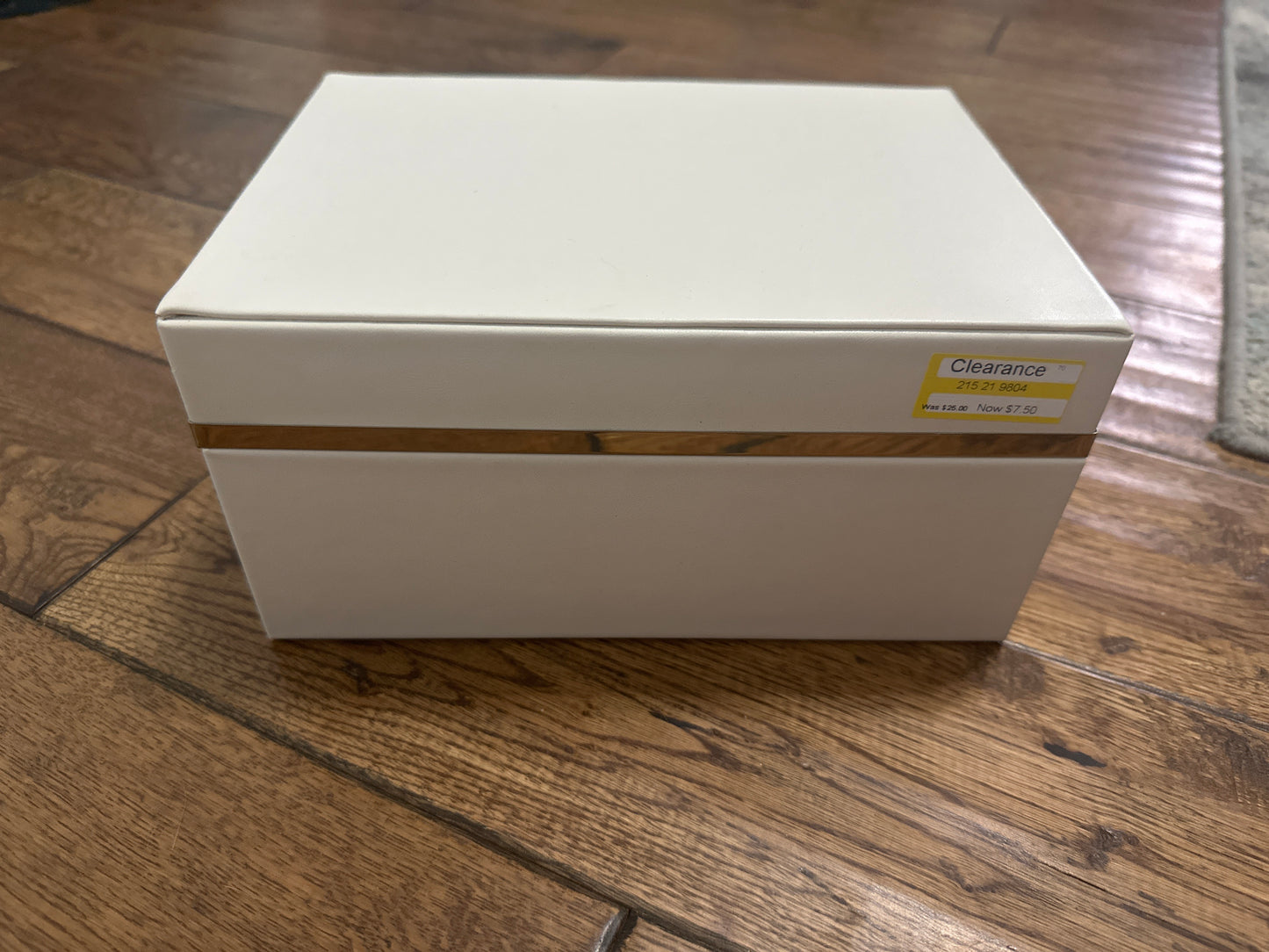 White Jewerly boxes