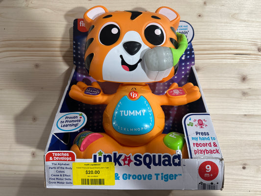 Fisher-Price Link Squad Bop & Groove Tiger