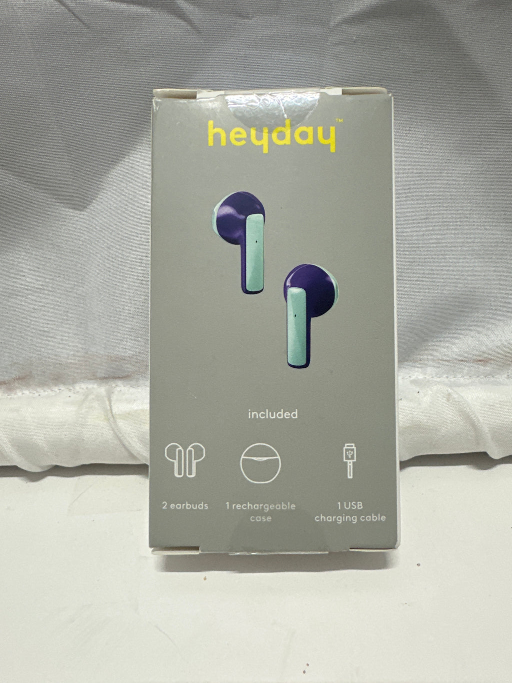 heyday True Wireless Earbuds Bluetooth 5.3 Future Dusk with Charging Case New