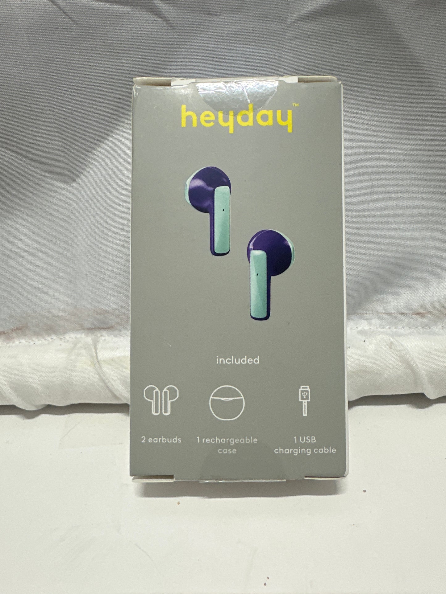 heyday True Wireless Earbuds Bluetooth 5.3 Future Dusk with Charging Case New