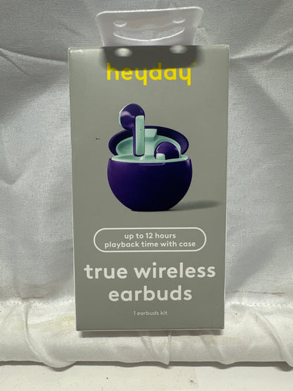 heyday True Wireless Earbuds Bluetooth 5.3 Future Dusk with Charging Case New