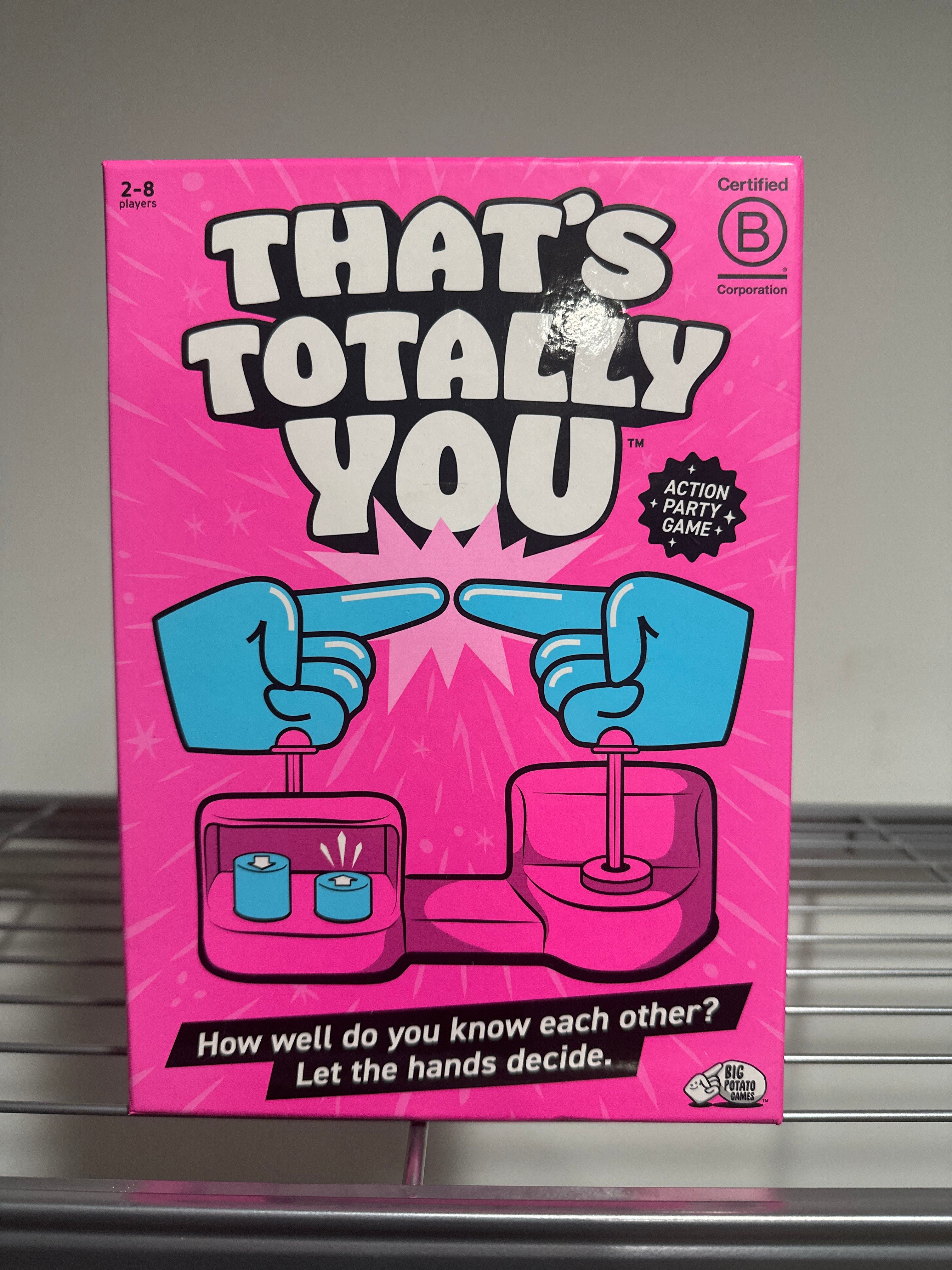 That's Totally You Party Game Big Potato Games 2-8 Players Family Game