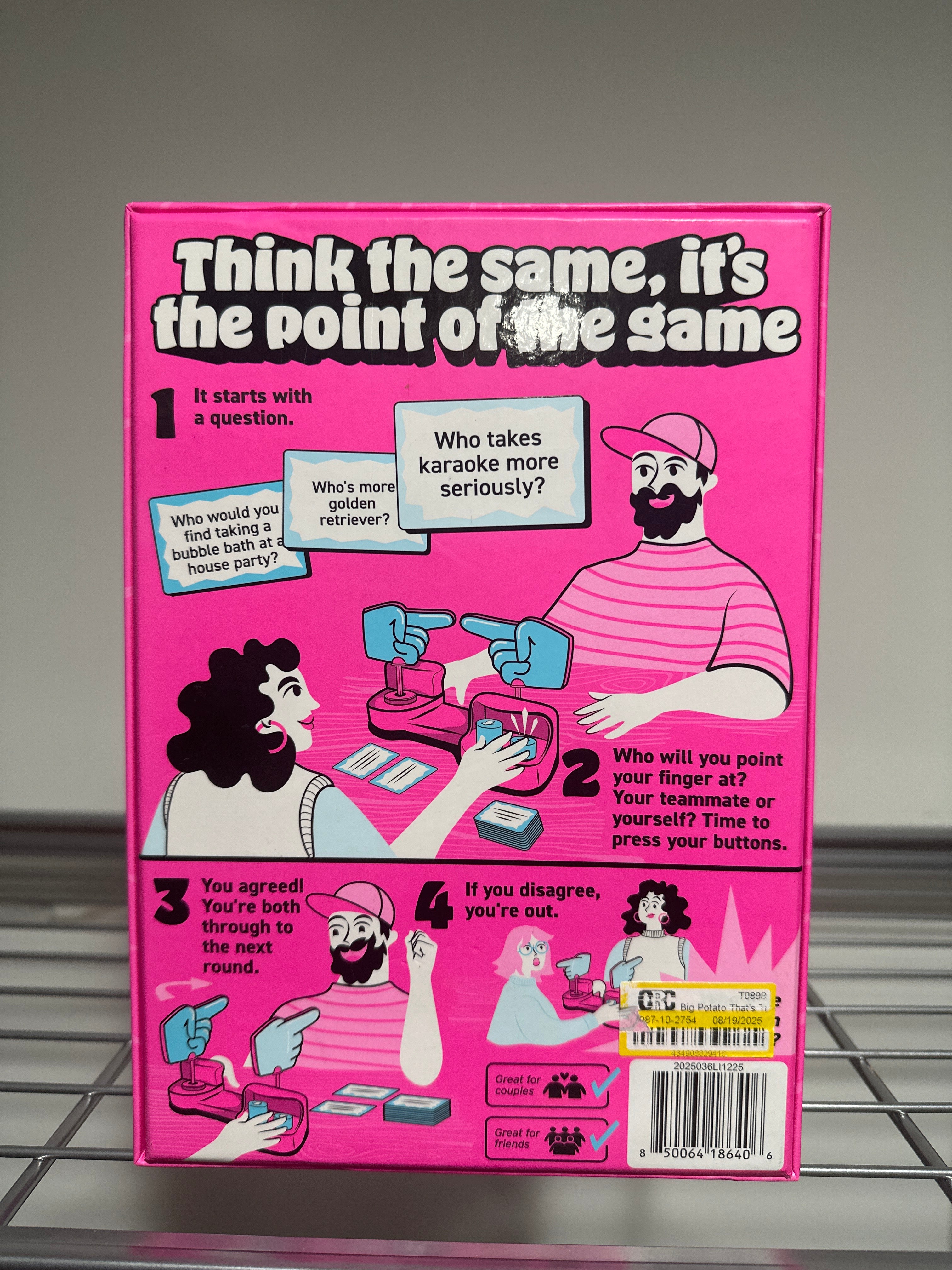 That's Totally You Party Game Big Potato Games 2-8 Players Family Game