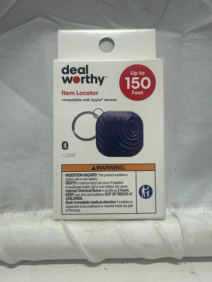Dealworthy Apple Find My Bluetooth Item Locator Tracker Navy Blue