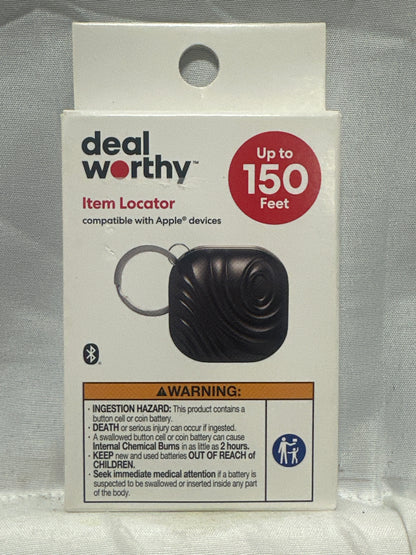 Dealworthy Item Locator Bluetooth Tracker Apple Find My Black Key Finder