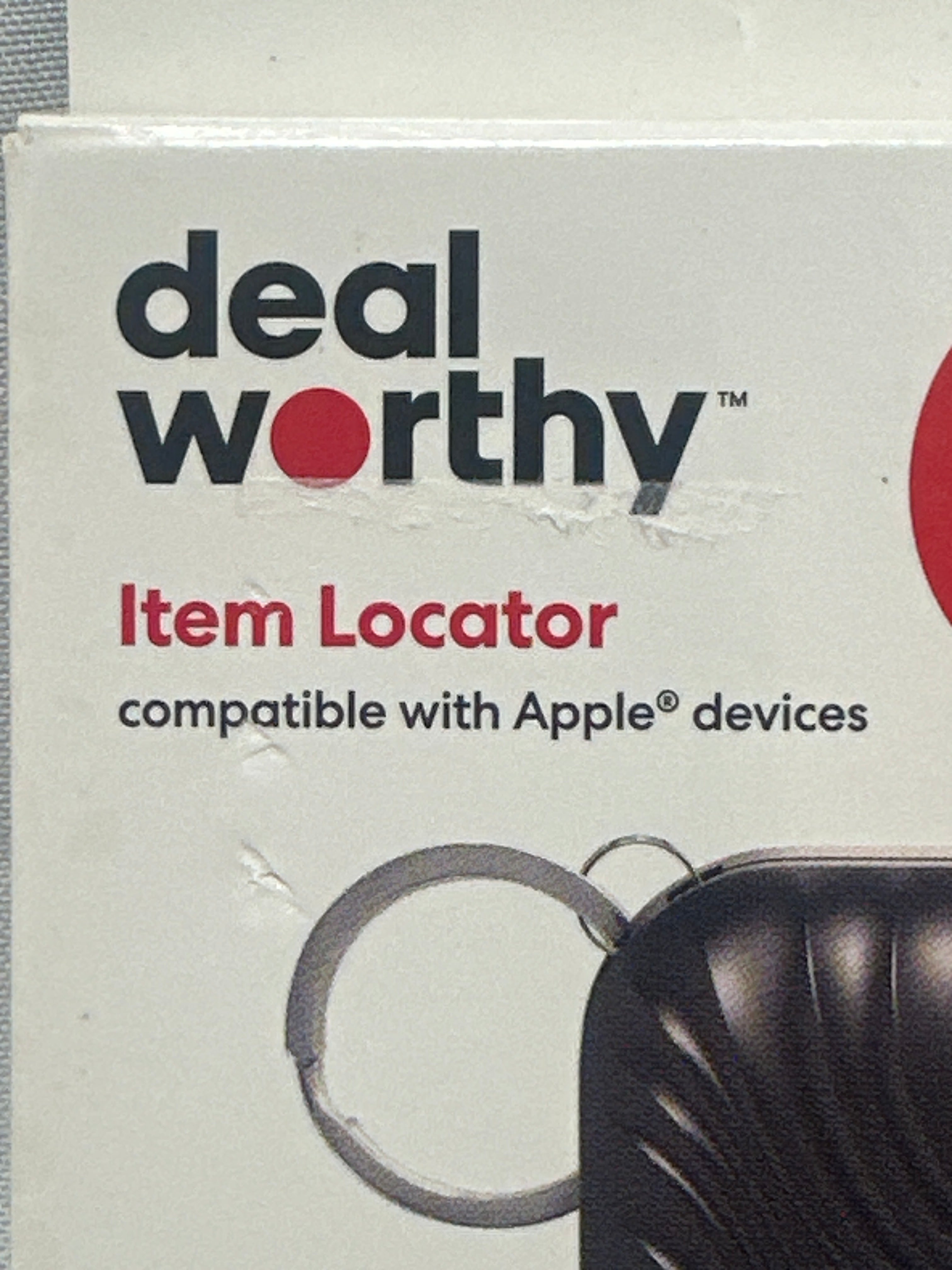 Dealworthy Item Locator Bluetooth Tracker Apple Find My Black Key Finder