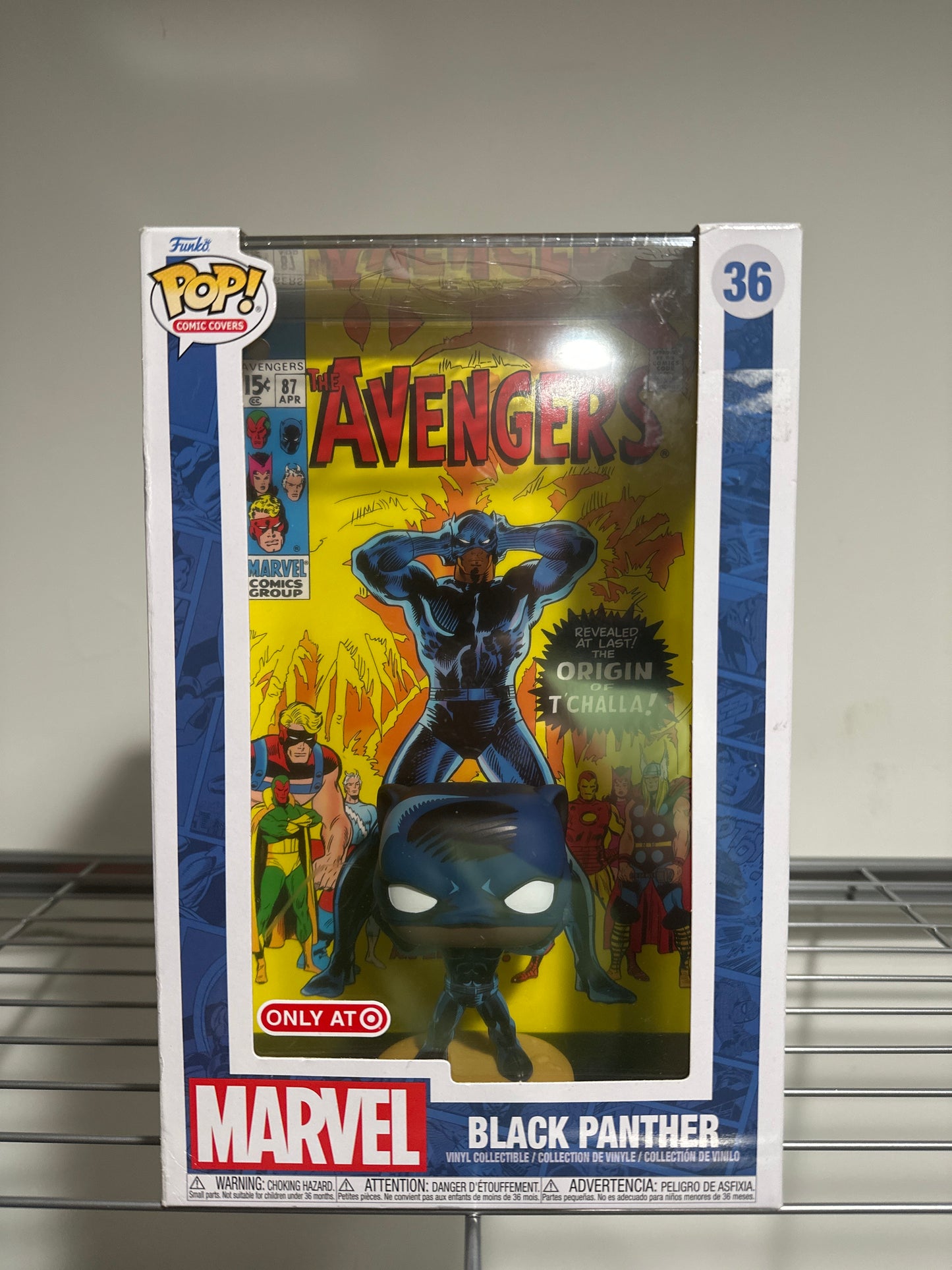 Funko POP! Comic Covers – Black Panther (Avengers #87)