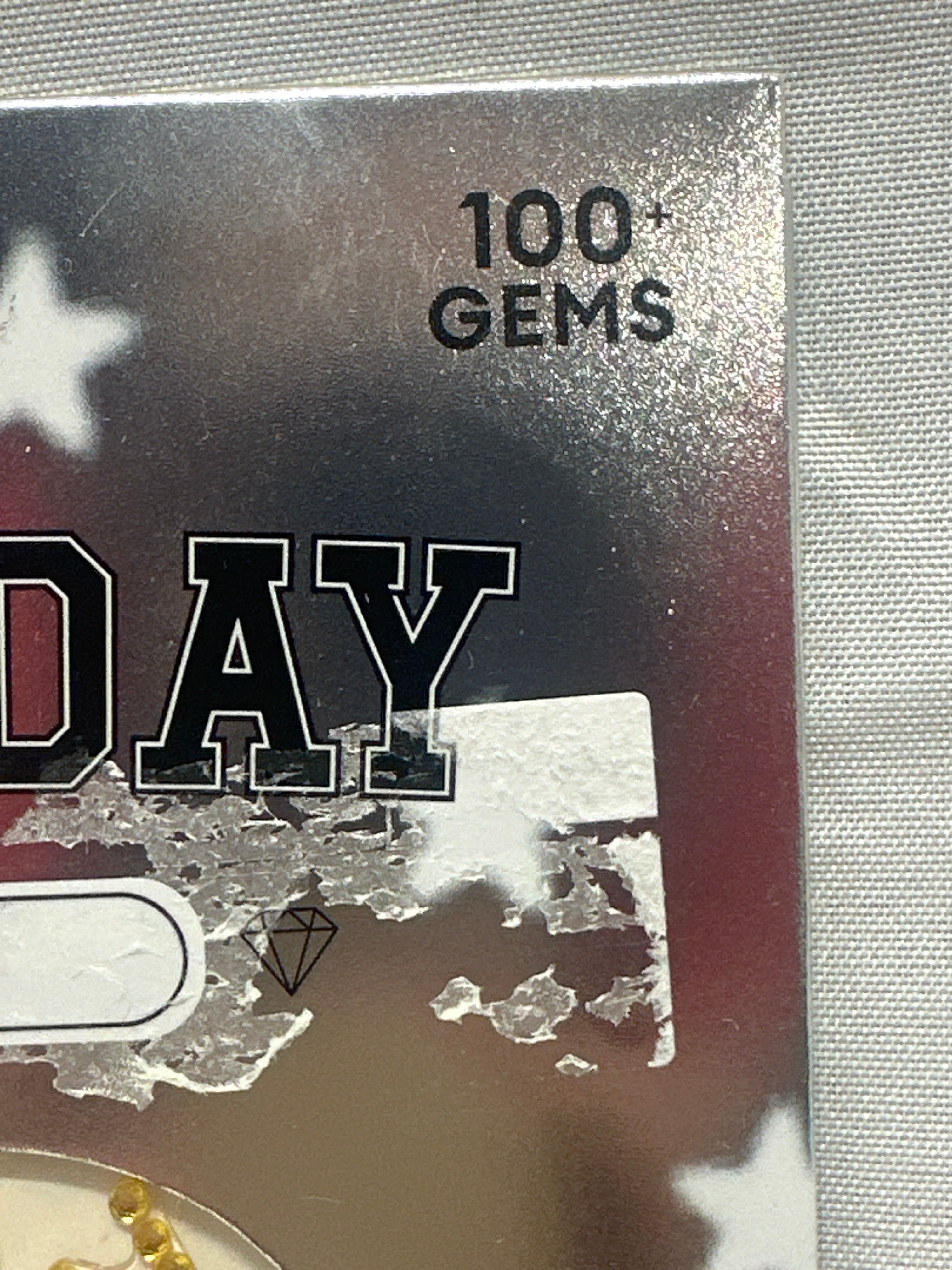 Inked by Dani Game Day Touch Down Face Gems Rhinestone Stickers Football (5 PACK)