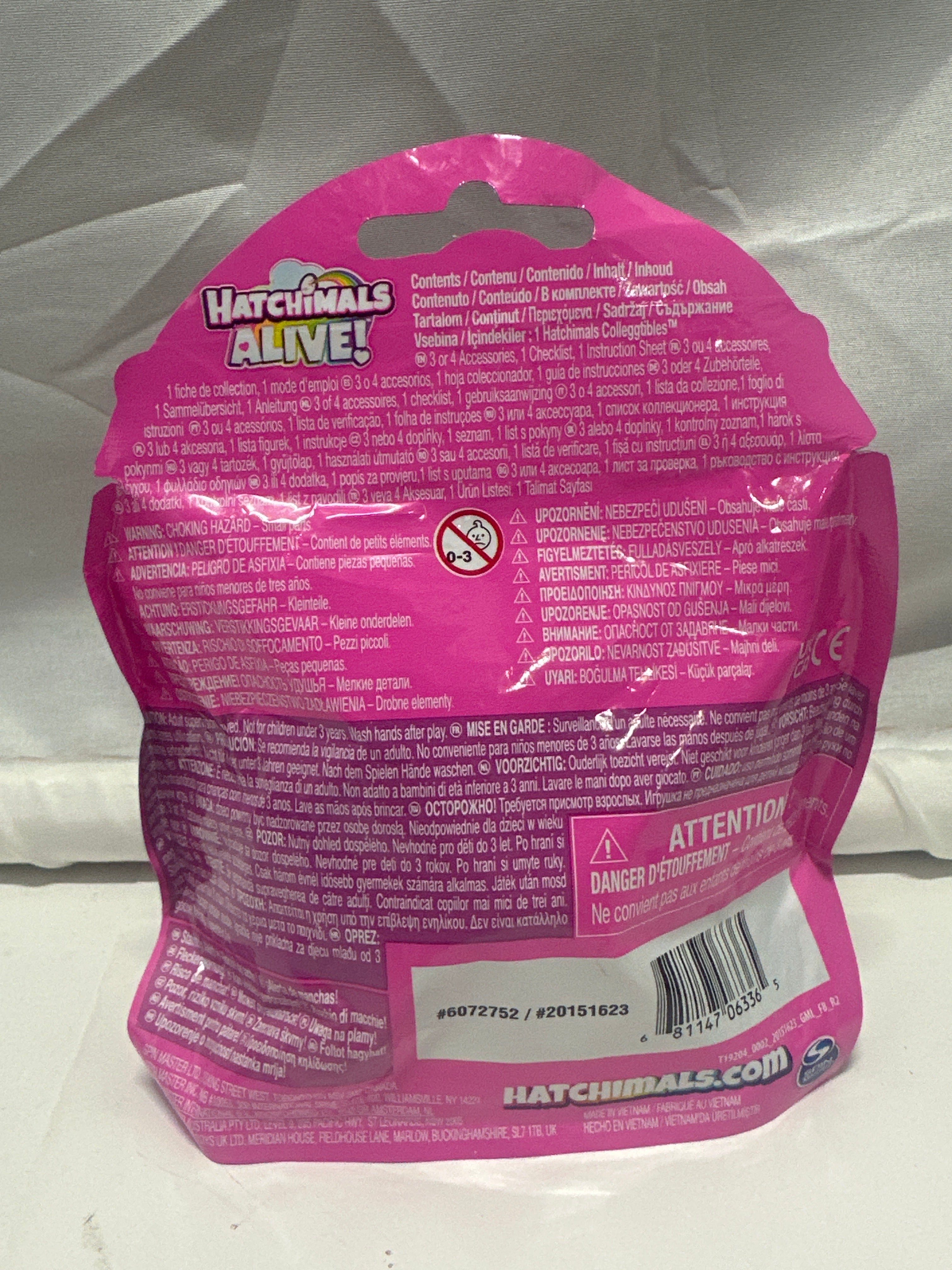 Hatchimals Alive Neon Rainbow Amazing Color Hatch Surprise Figure 1 Pack
