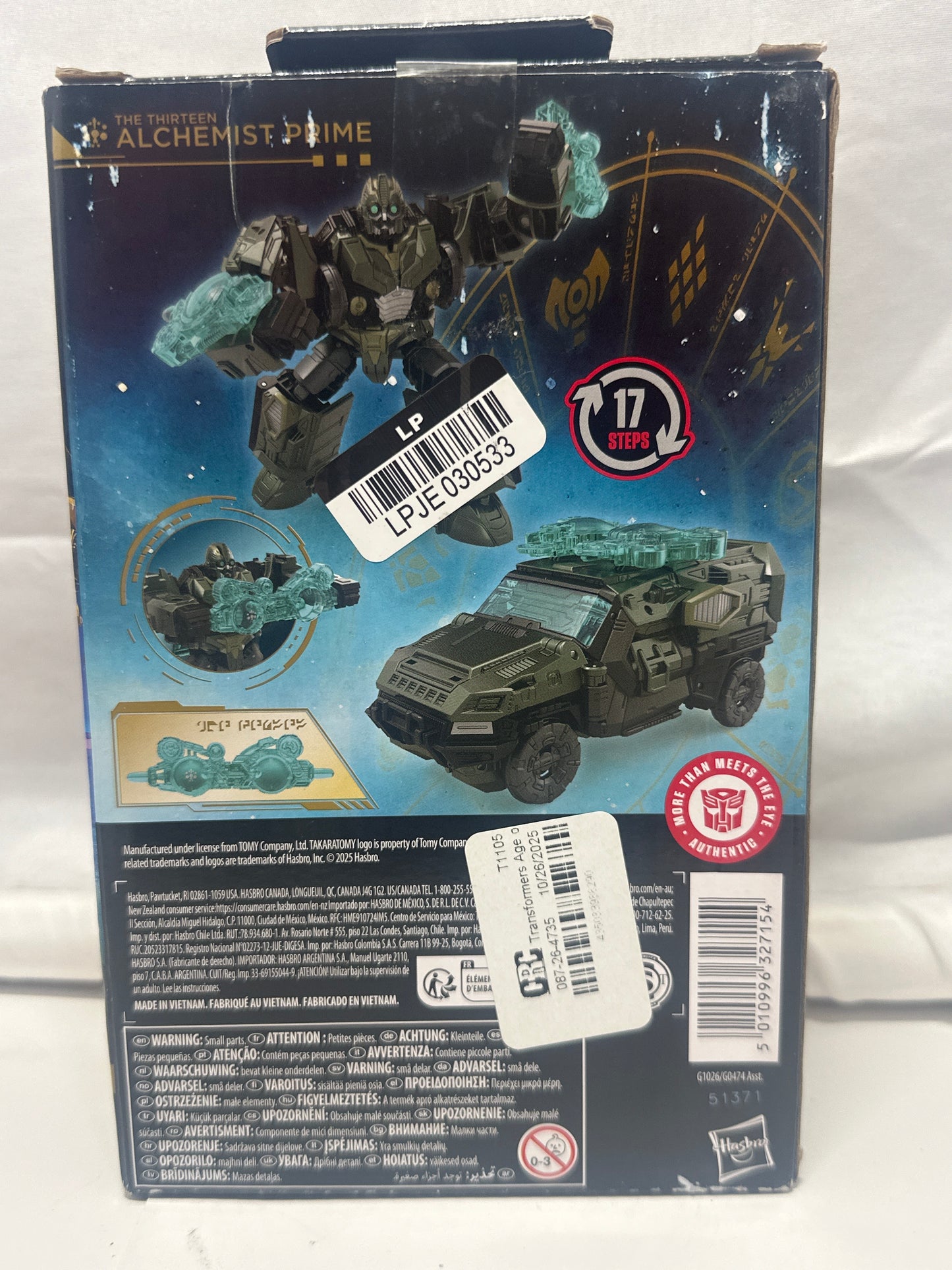 Transformers Age of the Primes Alchemist Prime Deluxe Class Figure Hasbro