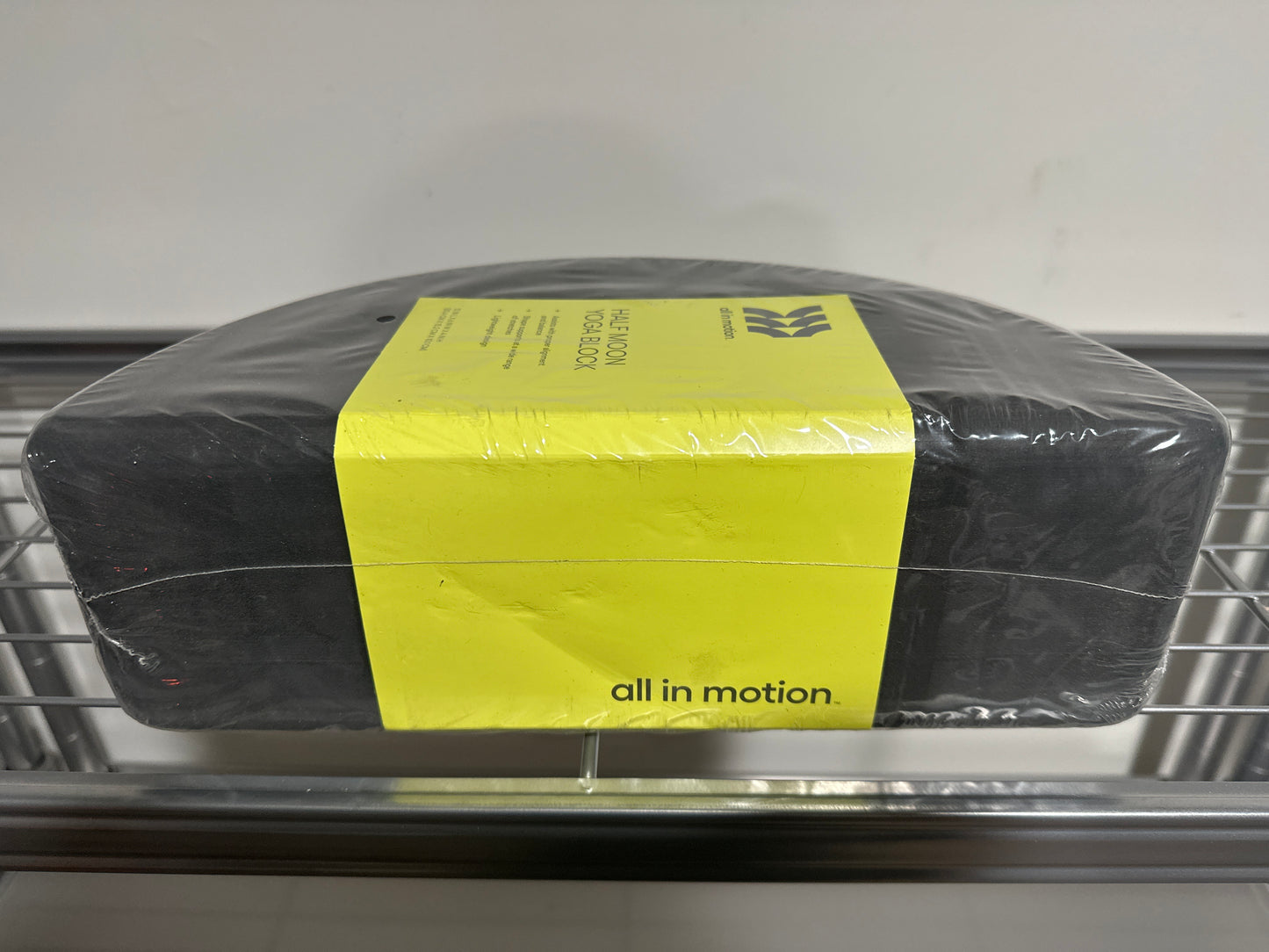 Half Moon Yoga Block - All In Motion™: EVA Foam Fitness Accessory