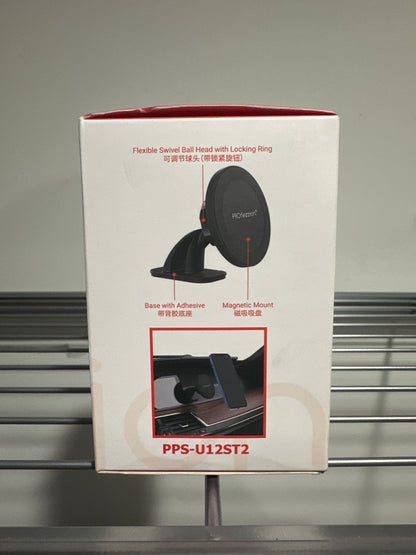 PROfezzion MagSafe-Compatible Magnetic Car Dashboard Phone Mount – 2-pieces