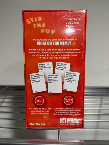 Stir The Pot - The Party Game Where You Compete to Roast Your Friends by What Do