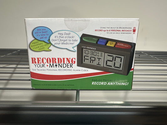 Your Minder Personal Recording Alarm Clock