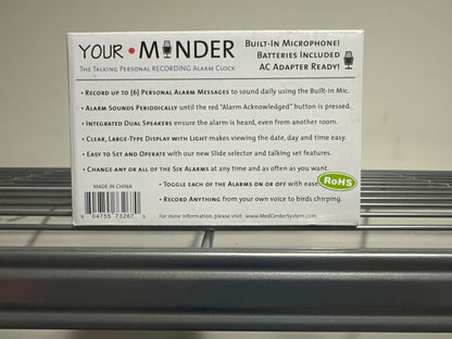 Your Minder Personal Recording Alarm Clock