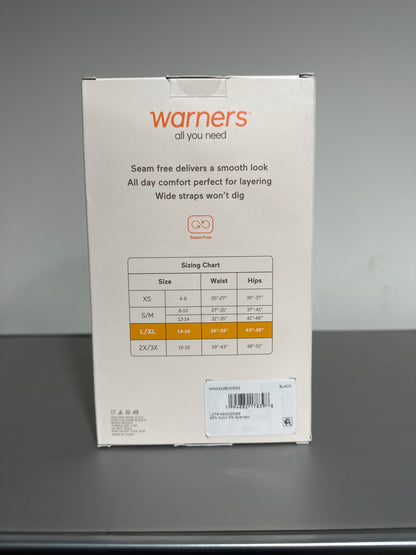 Warners Blissful Benefits Women's Seamless Smoothing Romper Bodysuit, 1-pack-L/XL