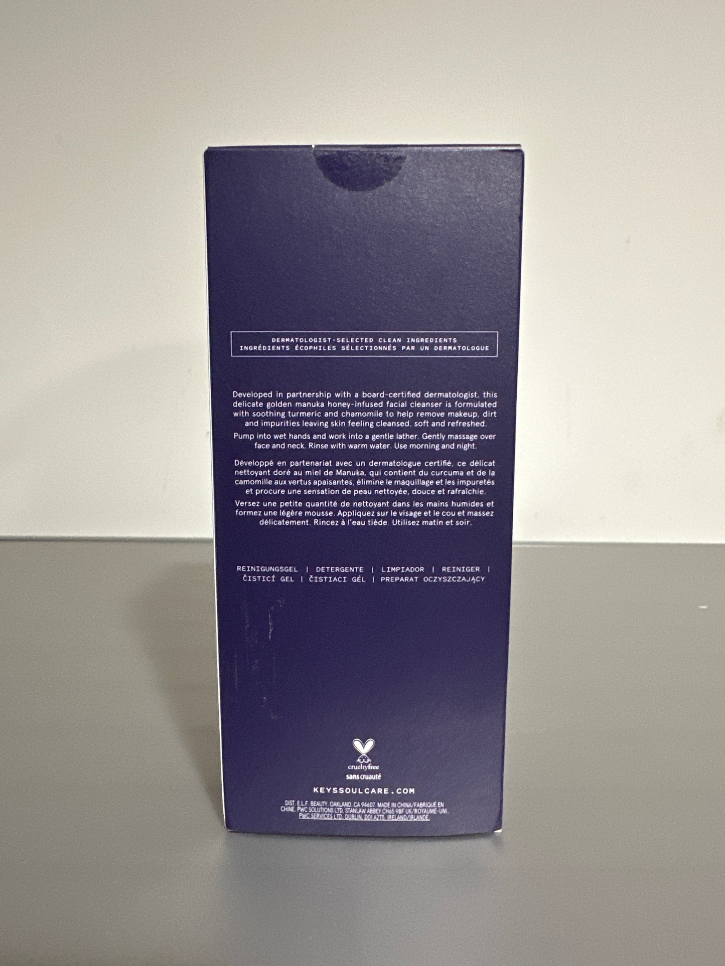 Keys Soulcare Golden Face Cleanser with Manuka Honey 170 ML