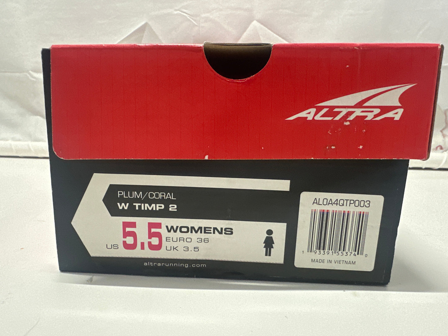 Altra Timp 2 Women's Trail Running Shoes Plum Coral Size 5.5 US