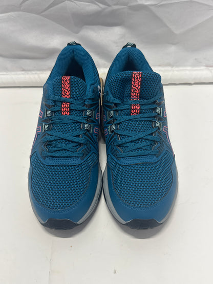 ASICS Gel-Venture 8 Women's Trail Shoes Deep Sea Teal Blazing Coral Size 7.5