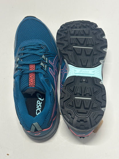 ASICS Gel-Venture 8 Women's Trail Shoes Deep Sea Teal Blazing Coral Size 7.5