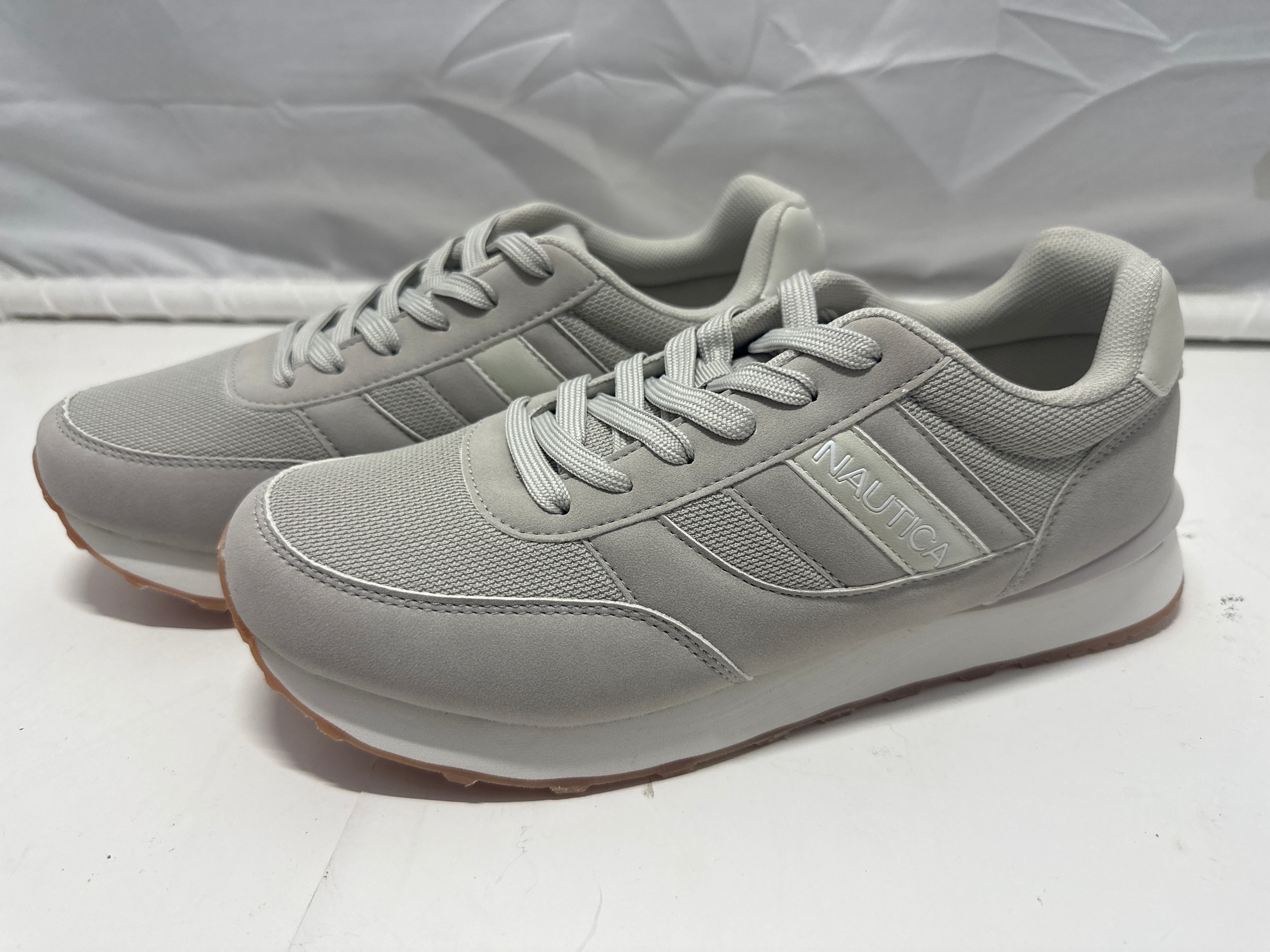 Nautica Outfall 3 Men's Athletic Shoes Light Gray Size 8.5 New