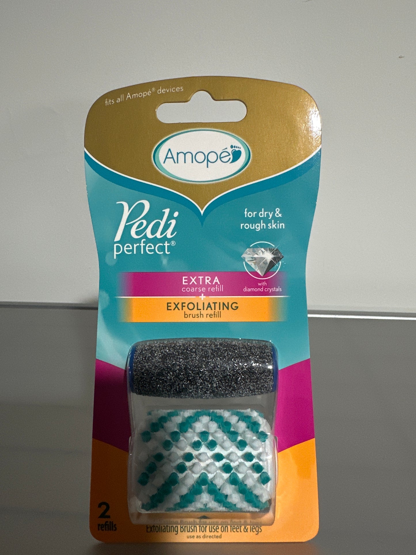 Amope Pedi Perfect Mixed Refills – 3 Packs (2 Refills per Pack)