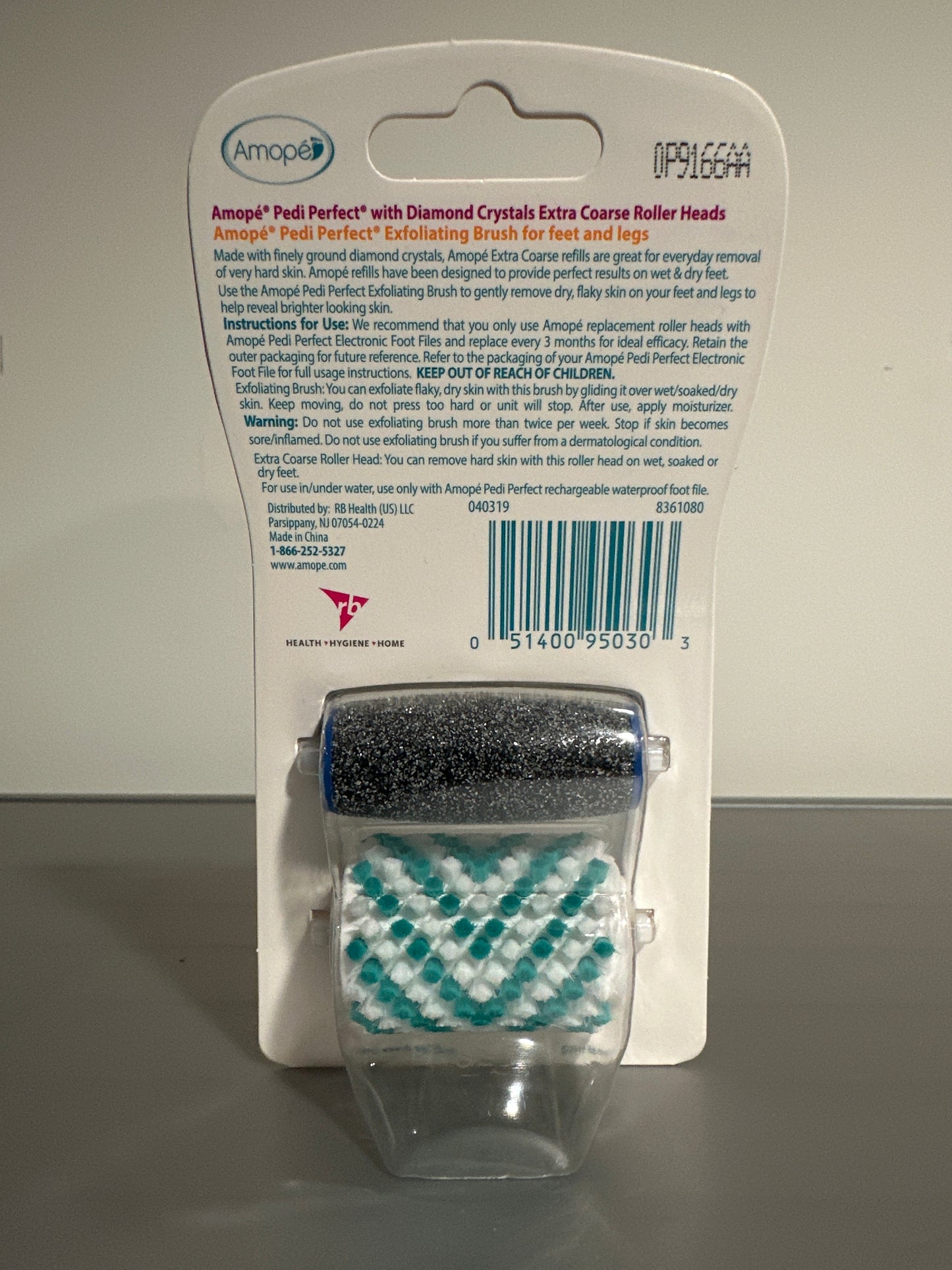 Amope Pedi Perfect Mixed Refills – 3 Packs (2 Refills per Pack)