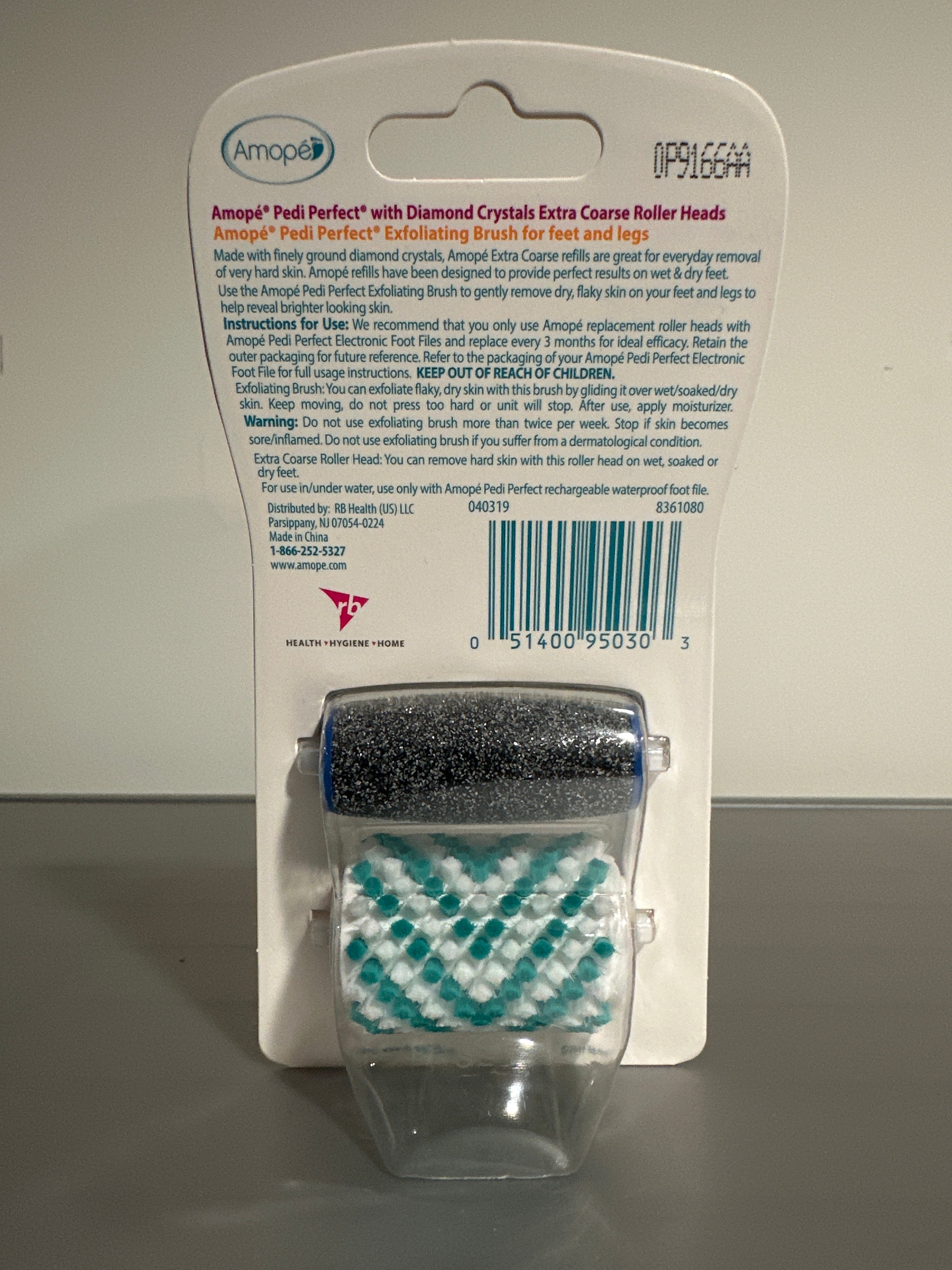 Amope Pedi Perfect Mixed Refills – 3 Packs (2 Refills per Pack)