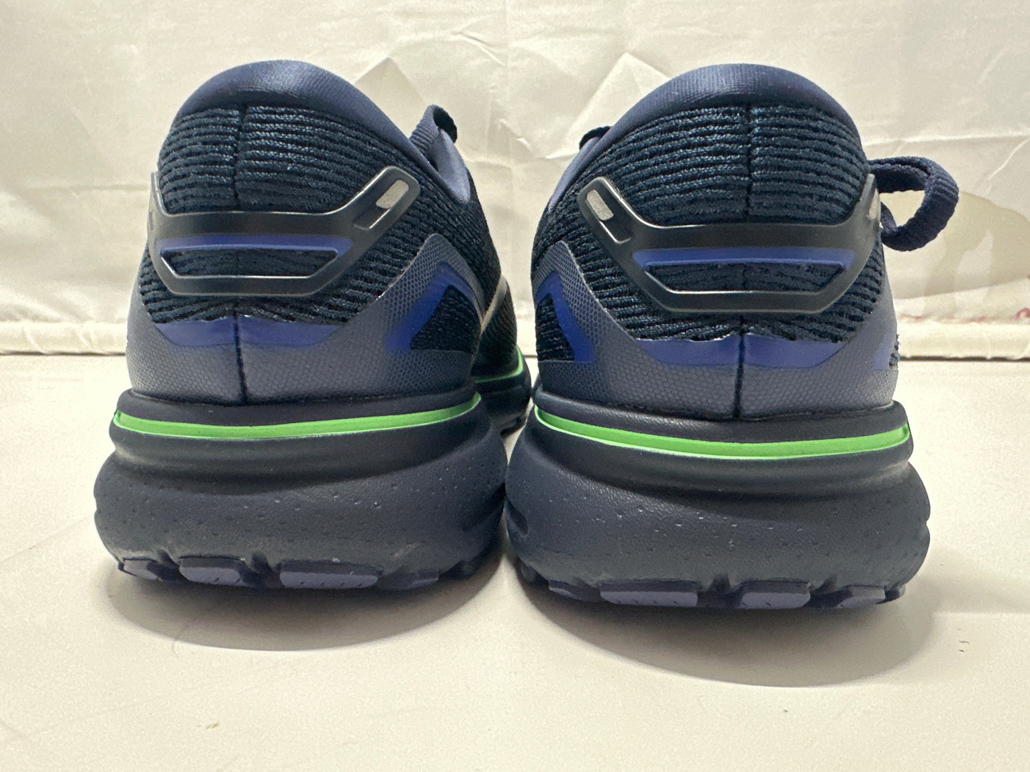 Brooks Ghost 15 Running Shoes Men's 9.5 D Crown Blue Black Green New