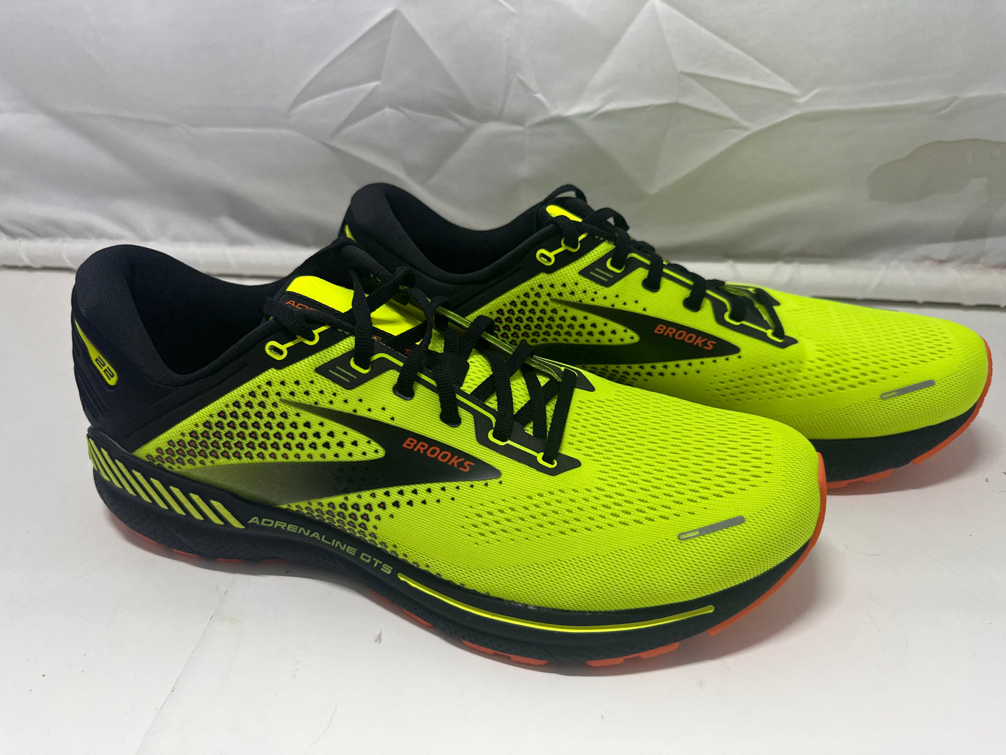 Brooks Adrenaline GTS 22 Men's Running Shoes Nightlife Black US 15 Medium D