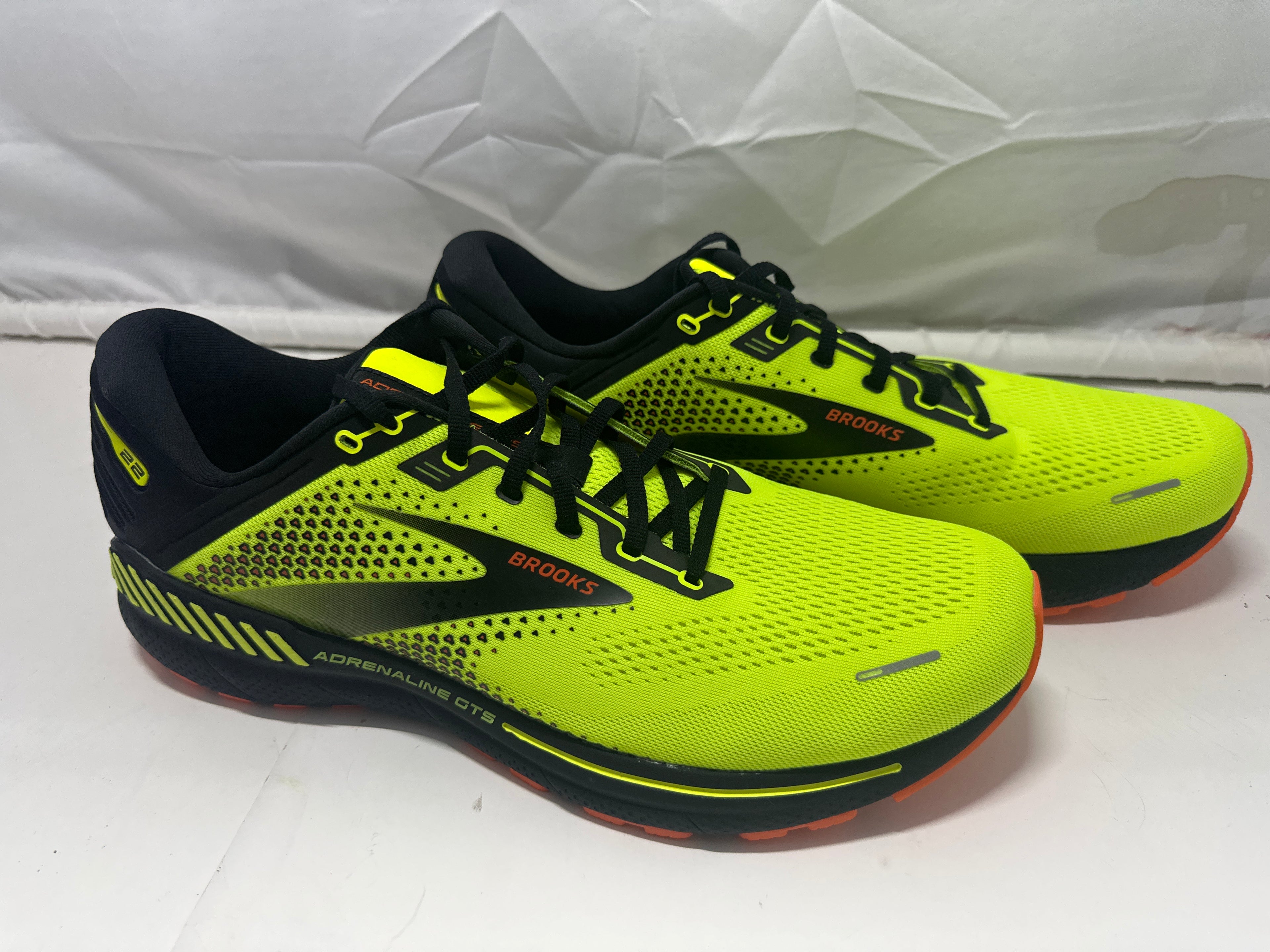 Brooks Adrenaline GTS 22 Men's Running Shoes Nightlife Black US 15 Medium D