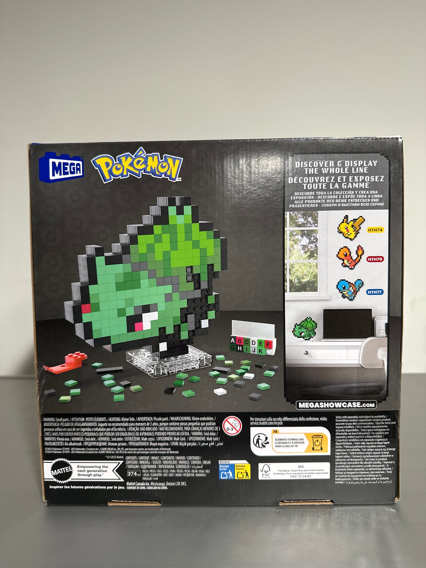 MEGA Pokemon Bulbasaur Building Toy Kit - 374 pc