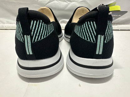 Skechers GOwalk 5 Prized Slip On Shoes Women's 9.5 Black Aqua New