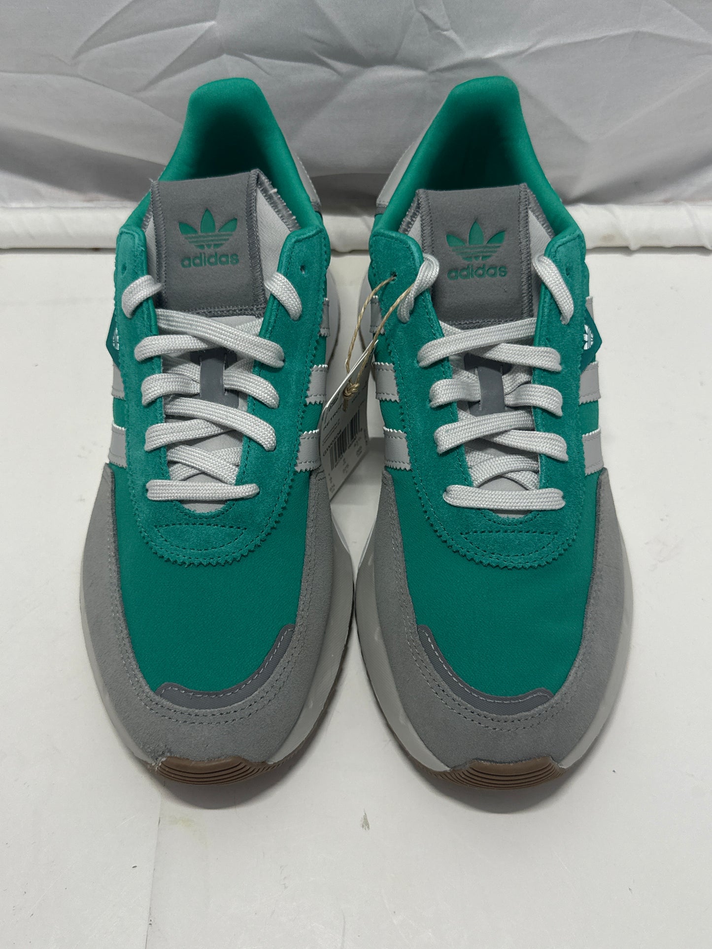 Adidas Retropy F2 Glory Green Grey White Men's Shoes Size 9.5 GW0506