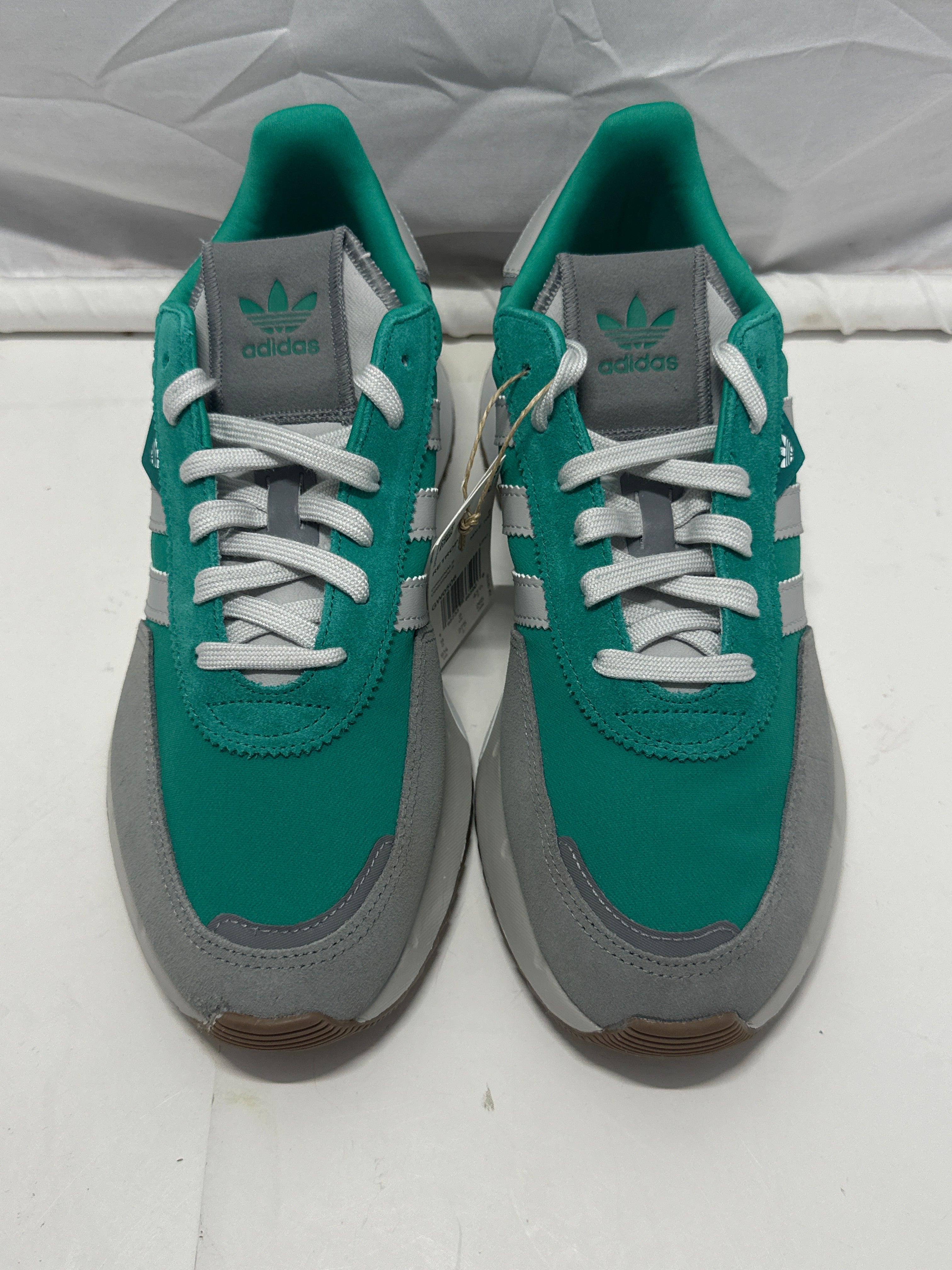 Adidas Retropy F2 Glory Green Grey White Men's Shoes Size 9.5 GW0506