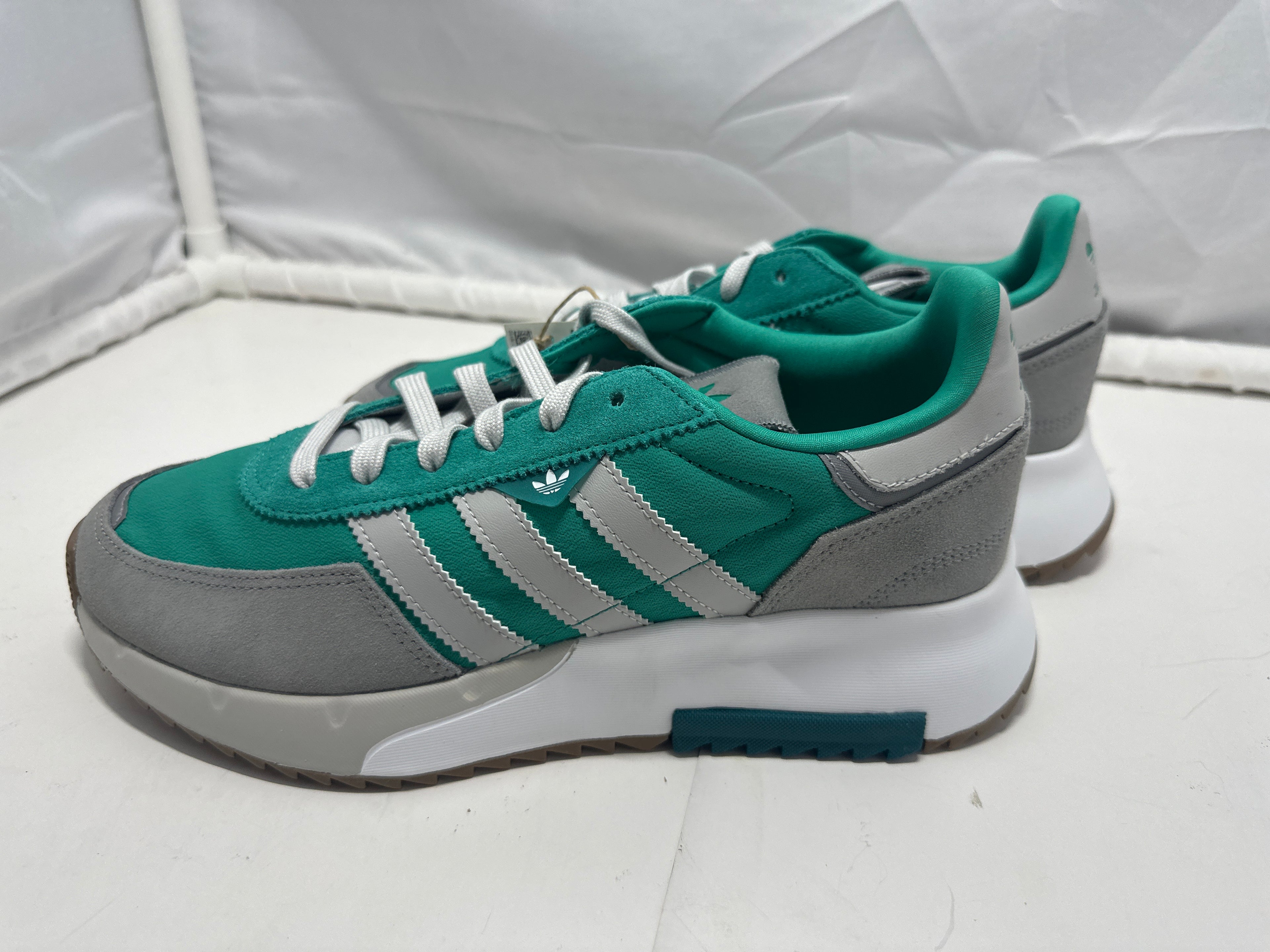 Adidas Retropy F2 Glory Green Grey White Men's Shoes Size 9.5 GW0506