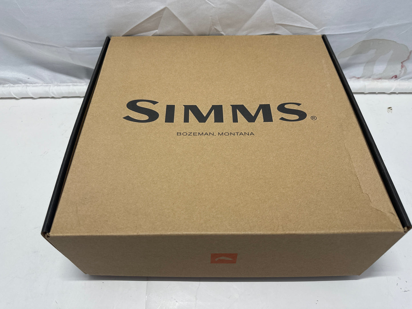 Simms Men's Tributary Rubber Wading Boots Basalt Size 7 Felt-Free Fishing