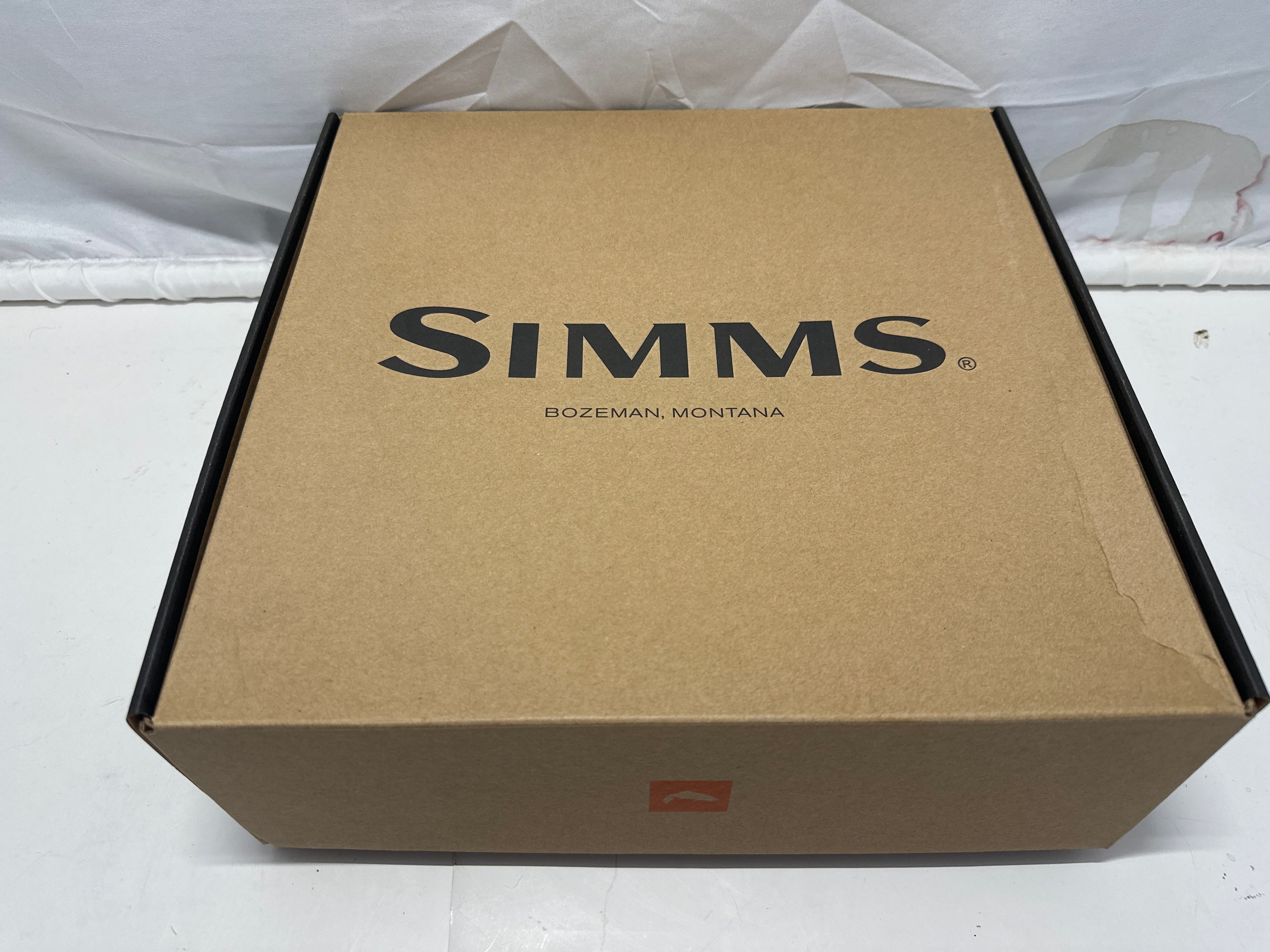 Simms Men's Tributary Rubber Wading Boots Basalt Size 7 Felt-Free Fishing