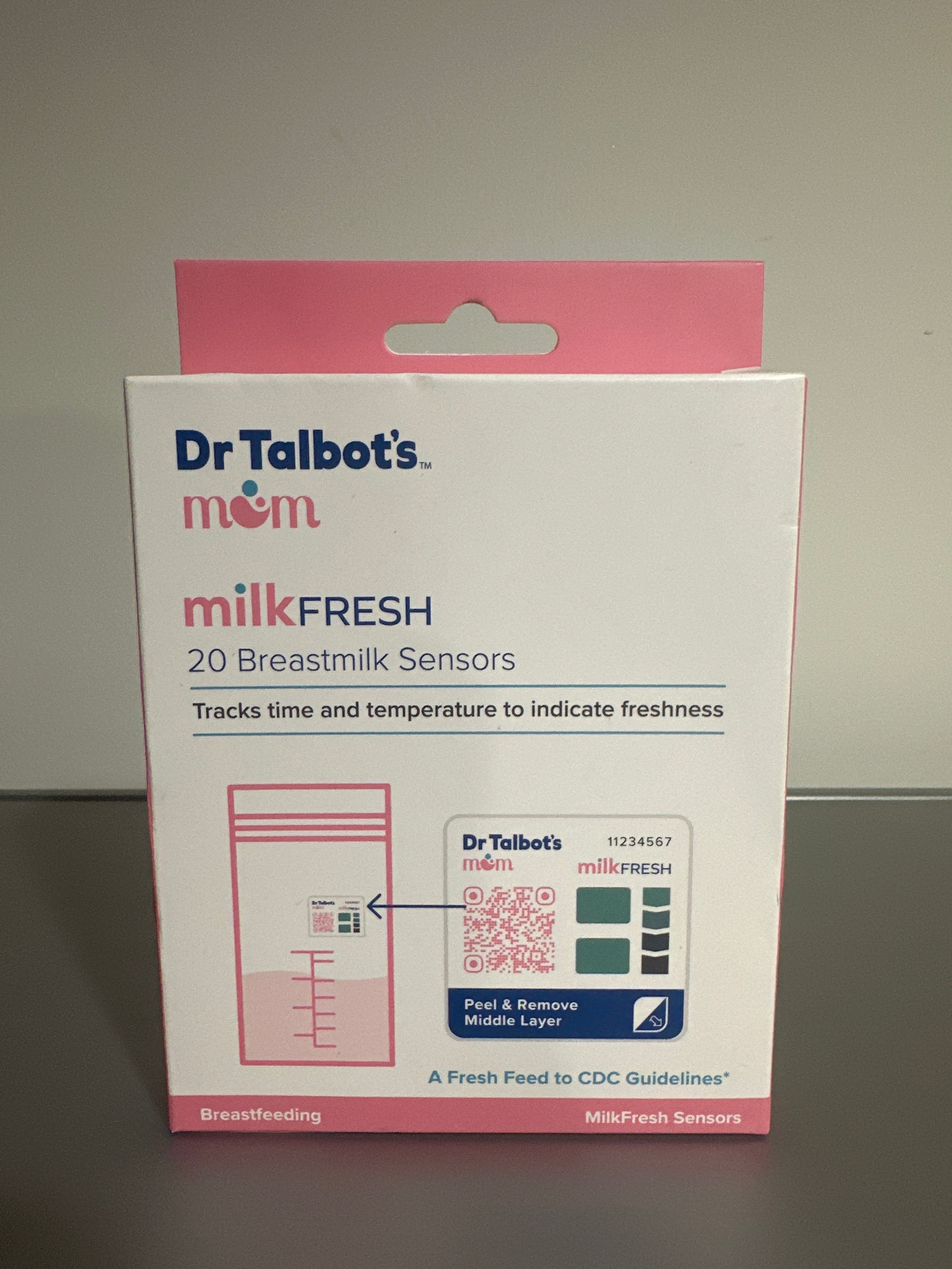 Dr. Talbot’s Mom Milk Fresh – 20 Breastmilk Sensors Sealed EXP 08/2026