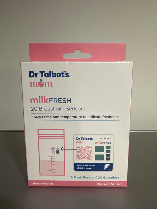 Dr. Talbot’s Mom Milk Fresh – 20 Breastmilk Sensors Sealed EXP 08/2026