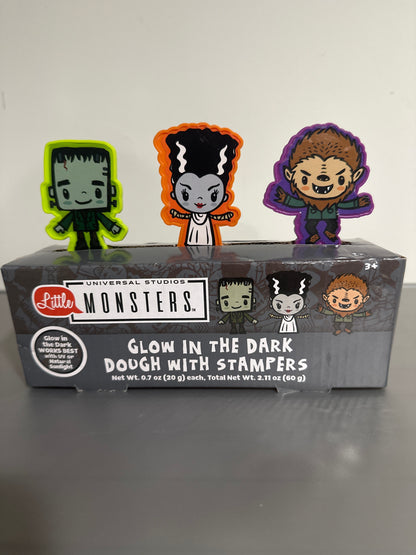 Universal Studios Little Monsters Glow-in-the-Dark Dough Set with Halloween Stampers
