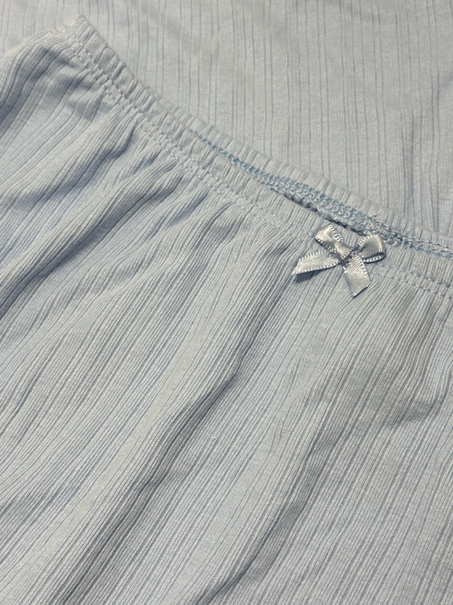 Auden Women's Soft Ribbed Sleep Lounge Skirt Blue