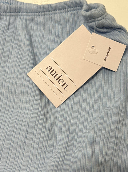 Auden Women's Soft Ribbed Sleep Lounge Skirt Blue