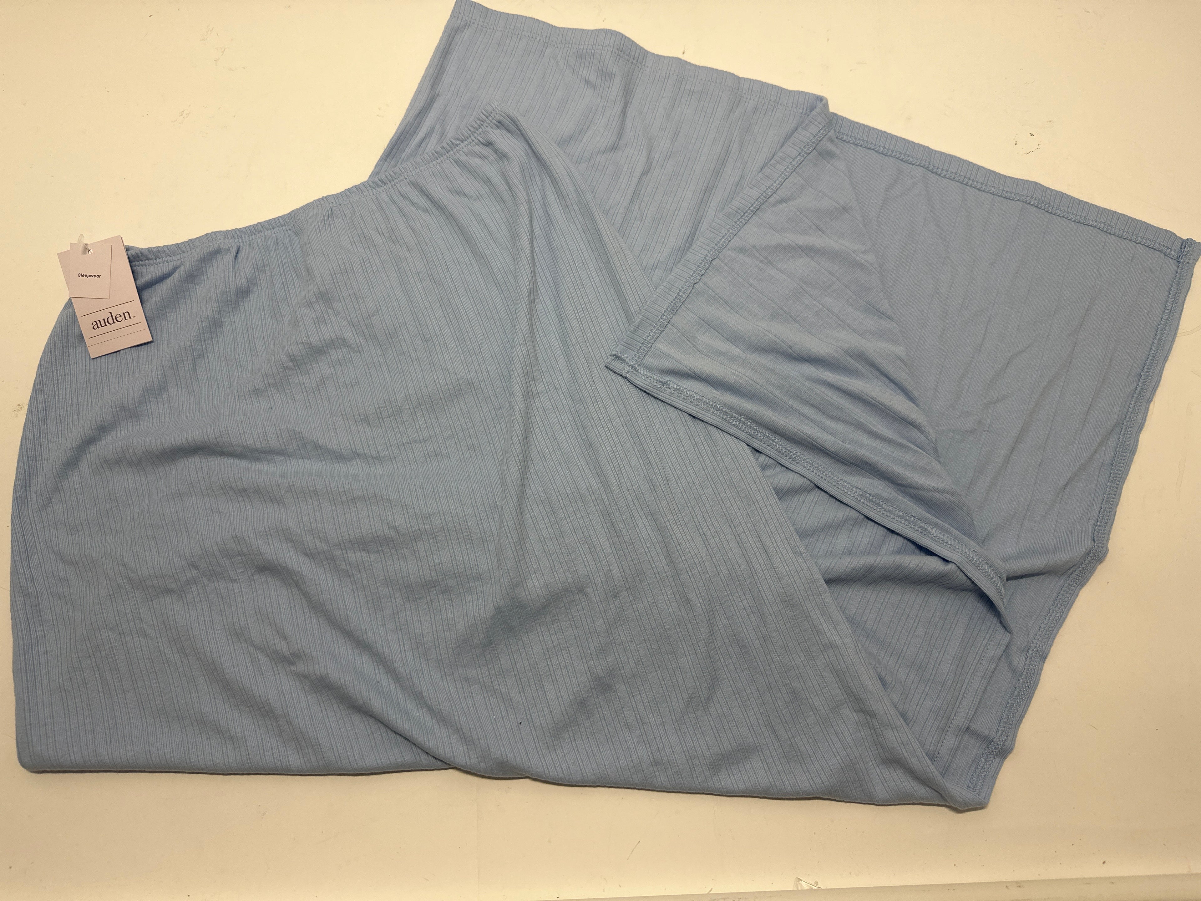 Auden Women's Soft Ribbed Sleep Lounge Skirt Blue