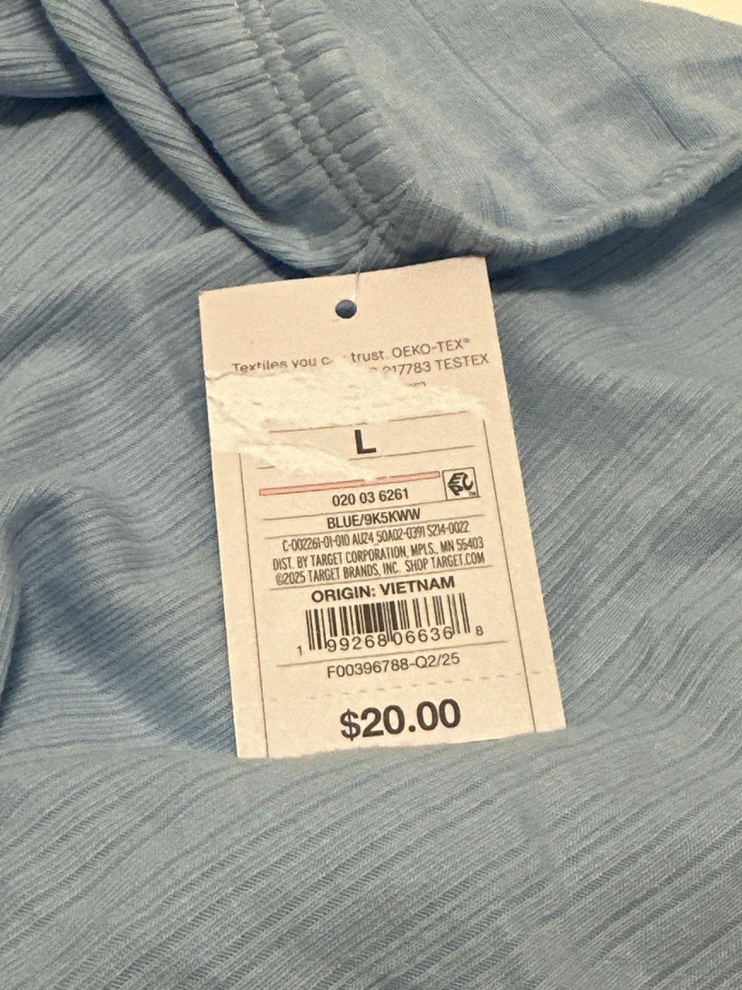 Auden Women's Soft Ribbed Sleep Lounge Skirt Blue