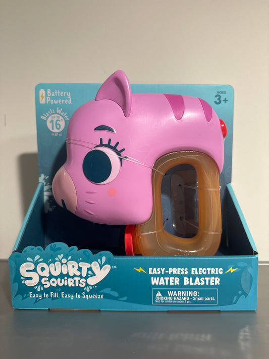 Chuckle & Roar Squirty Squirts – Electric Water Blaster (Cat Design)
