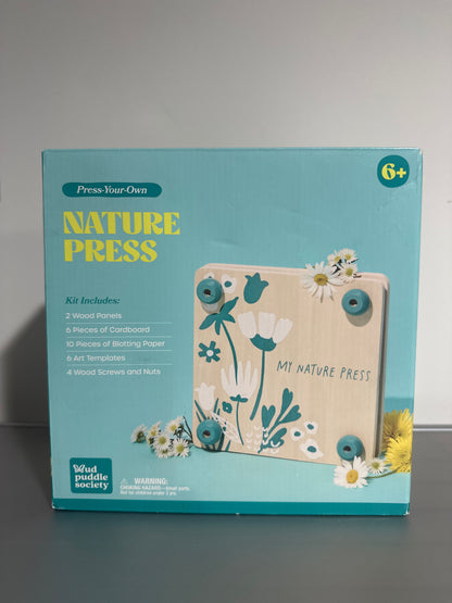 Mud Puddle Society Nature Press Garden Art Kit