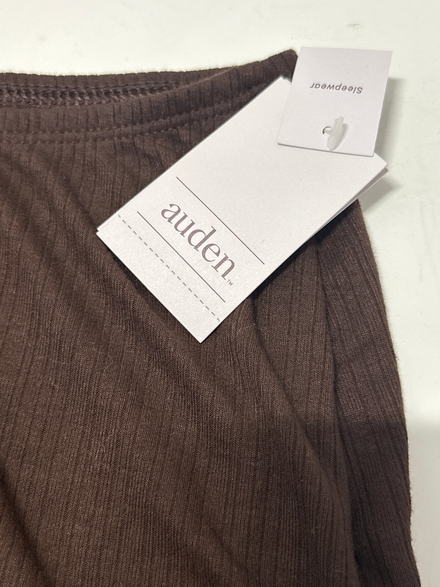 Auden Women's Soft Ribbed Sleep Lounge Skirt Brown